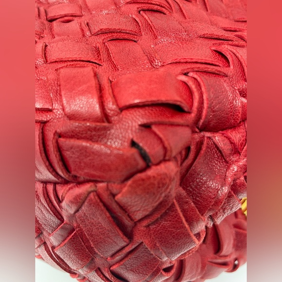 COPY - Vintage MIU MIU Red Nappa Leather Bag - Picture 12 of 14